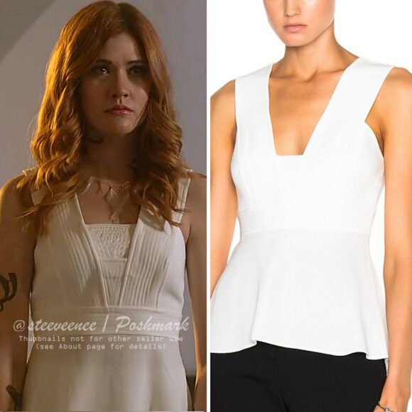 A.L.C. Leigh Top in White ASO Clary Fray - Picture 2 of 14
